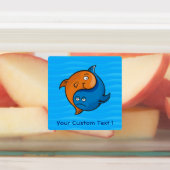 Yin Yang Fish Labels (Aangebracht)