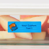 Yin Yang Fish Medium Rechthoek Labels (Aangebracht)