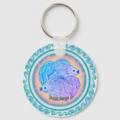 Yin Yang Fish Sleutelhanger (Voorkant)