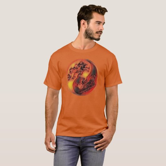 yin yang flames 2020 t-shirt (Voorkant volledig)