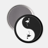 Yin Yang Flamingo Magneet (Voorkant / Achterkant)