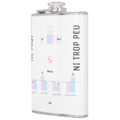 YIN YANG-flash - Niet te veel, niet te weinig Heupfles (Links)