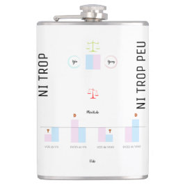 YIN YANG-flash - Niet te veel, niet te weinig Heupfles