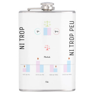 YIN YANG-flash - Niet te veel, niet te weinig Heupfles