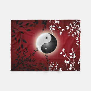 Yin Yang Fleece Blanket