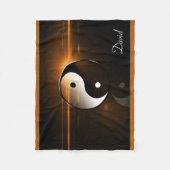 Yin Yang Fleece Blanket Deken (Voorkant)