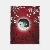 Yin Yang Fleece Blanket Deken (Voorkant)