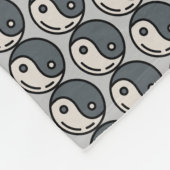 yin-yang fleece deken (Hoek)