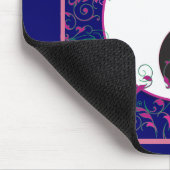 Yin & Yang Floral Design Muismat (Hoek)