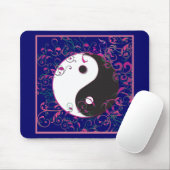 Yin & Yang Floral Design Muismat (Met muis)