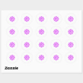 Yin Yang Floral Ronde Sticker (Vel)