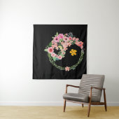Yin Yang Floral Wandkleed (In Situ (horizontaal))