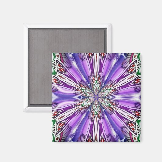 Yin Yang Flower Magneet (Voorkant / Achterkant)