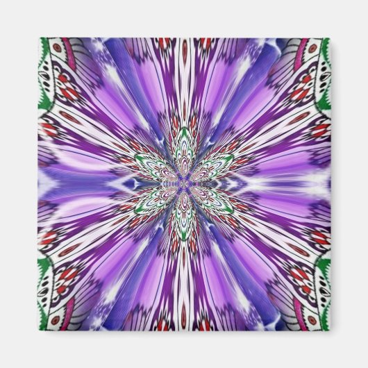 Yin Yang Flower Magneet (Voorkant)