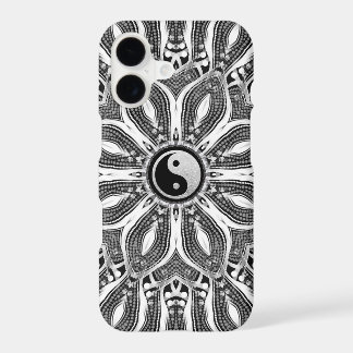 Yin Yang Flower of Life iPhone 7 Hoesje