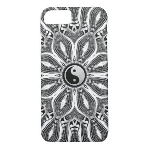 Yin Yang Flower of Life iPhone 7 Hoesje