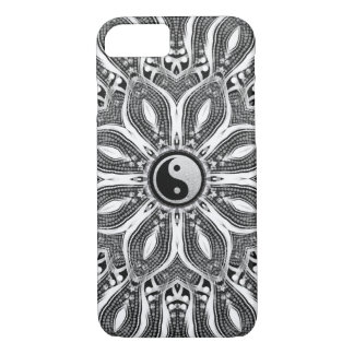 Yin Yang Flower of Life iPhone 7 Hoesje