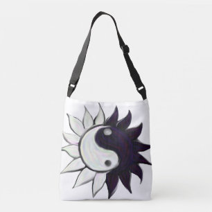 Yin-Yang Flower Shoulder Bag Crossbody Tas