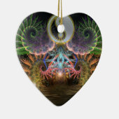 Yin Yang Fractal Wings Love Ornament (Rechts)