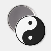 Yin Yang Fridge Magnet (Voorkant / Achterkant)
