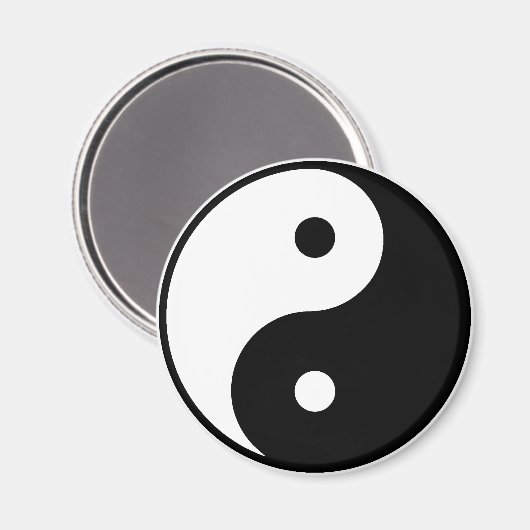 Yin Yang Fridge Magnet (Voorkant / Achterkant)