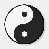 Yin Yang Fridge Magnet (Voorkant)