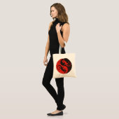 YIN & YANG Geckos Black Red + uw achtergrondidee Tote Bag (Voorkant (model))