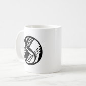 Yin Yang Geek Tech Koffiemok (Voorkant links)