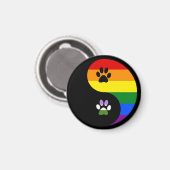 Yin-Yang Genderqueer Magneet (Voorkant / Achterkant)
