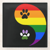 Yin-Yang Genderqueer Onderzetter (Voorkant)