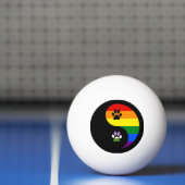 Yin-Yang Genderqueer Ping Pong Ball (Net)