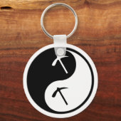 Yin Yang Geology Sleutelhanger (Voorkant)