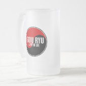 Yin Yang GOJU RYU 1 Matglas Bierpul (Voorkant links)