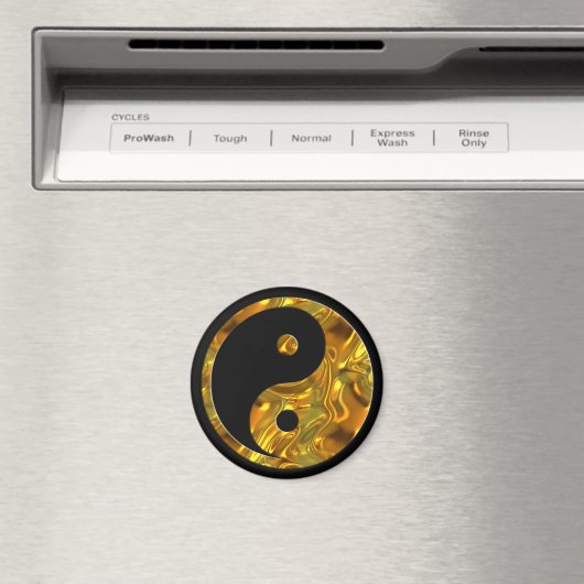 Yin & Yang GOLD | zwart Magneet (Insitu (Vaatwasser))