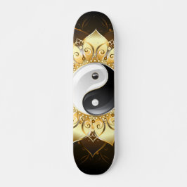 Yin Yang Golden Lotus Persoonlijk Skateboard