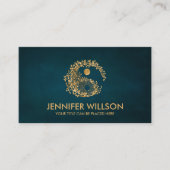 Yin Yang - Golden Tree Branch Visitekaartje (Voorkant)