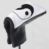 Yin Yang Golfheadcover (3/4 voorkant)