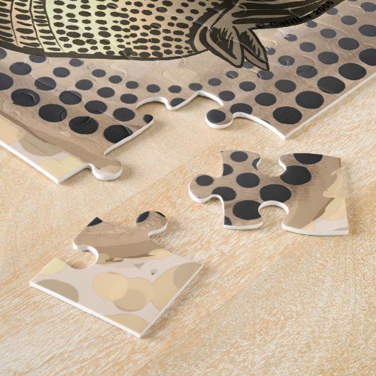 Yin Yang Gordeldier Legpuzzel (Zijkant)