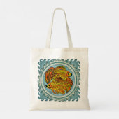 Yin Yang Goudvis Tote Bag (Achterkant)