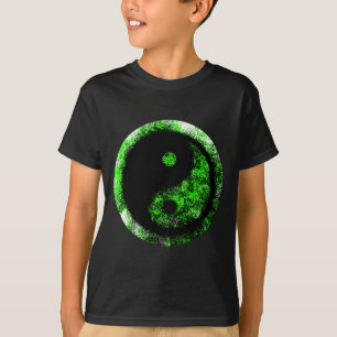 Yin Yang Green Black Het museum Zazzle Gifts T-shirt