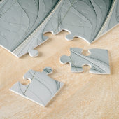 Yin Yang Green Yellow Abstract Colorful Fractal Legpuzzel (Zijkant)