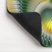 Yin Yang Green Yellow Abstract Colorful Fractal Muismat (Hoek)