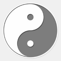 Yin Yang - grijs 1