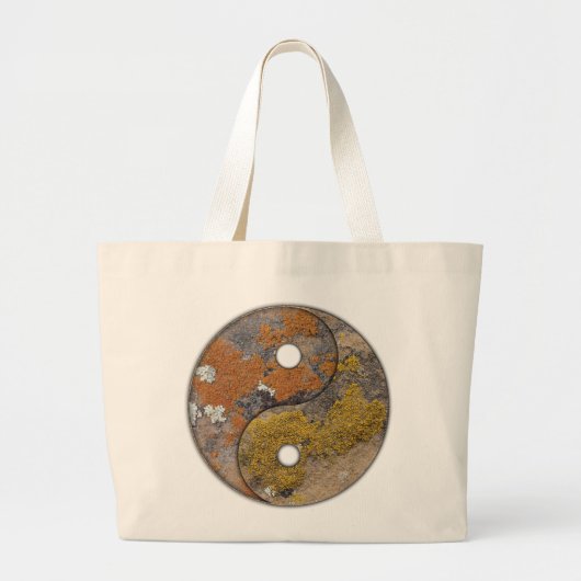 Yin Yang Grote Tote Bag (Voorkant)