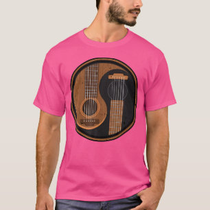 Yin Yang Guitar Player Guitarist Musician Funny Ar T-shirt
