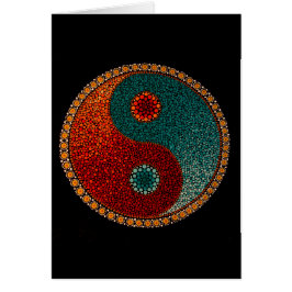 Yin Yang Hand Painted Mandala