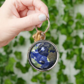 Yin-Yang Harmonie op Onze Planeet Sleutelhanger (Hand)