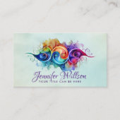 Yin Yang - Harmonieuze stroom Visitekaartje (Voorkant)