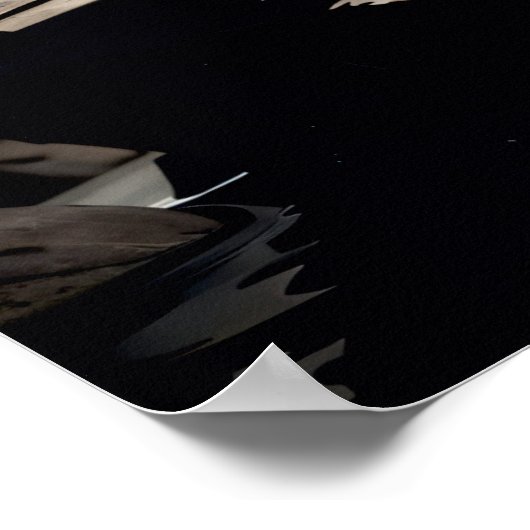 Yin Yang Harmony: buitenaards evenwicht Poster (Hoek)