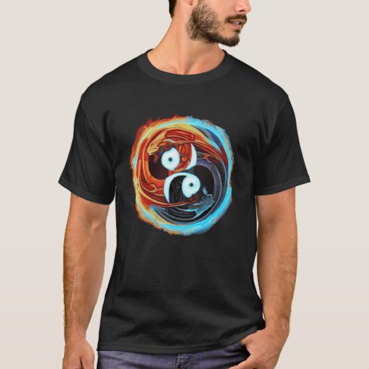 Yin Yang Harmony en Balans 02 T-shirt (Voorkant)